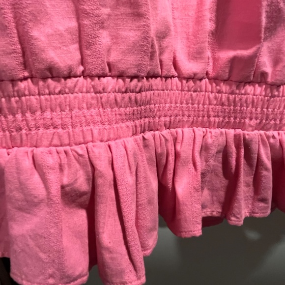 Express pink sleeveless peplum top - Picture 6 of 8